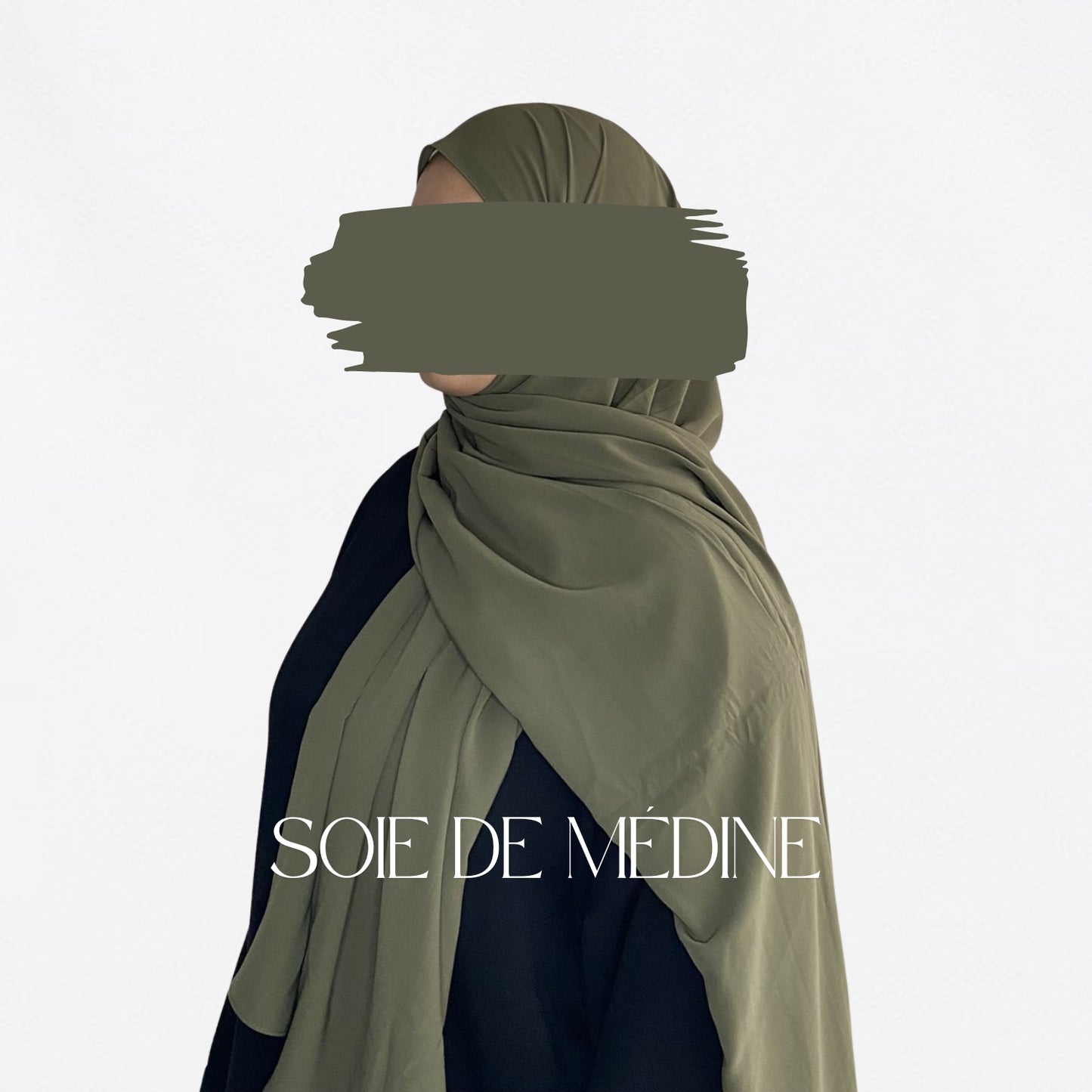 HIJAB SOIE DE MÉDINE - KAKI