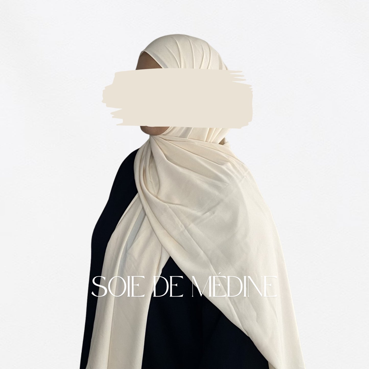 HIJAB SOIE DE MÉDINE - BEIGE CLAIR