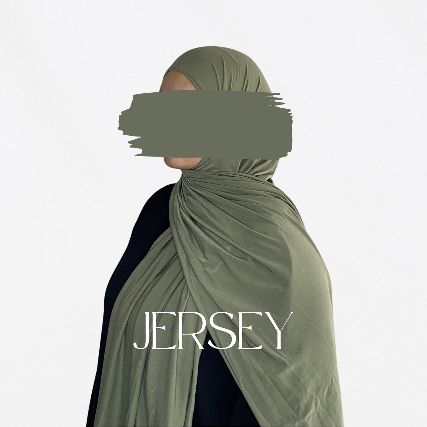 HIJAB JERSEY PREMIUM - VERT
