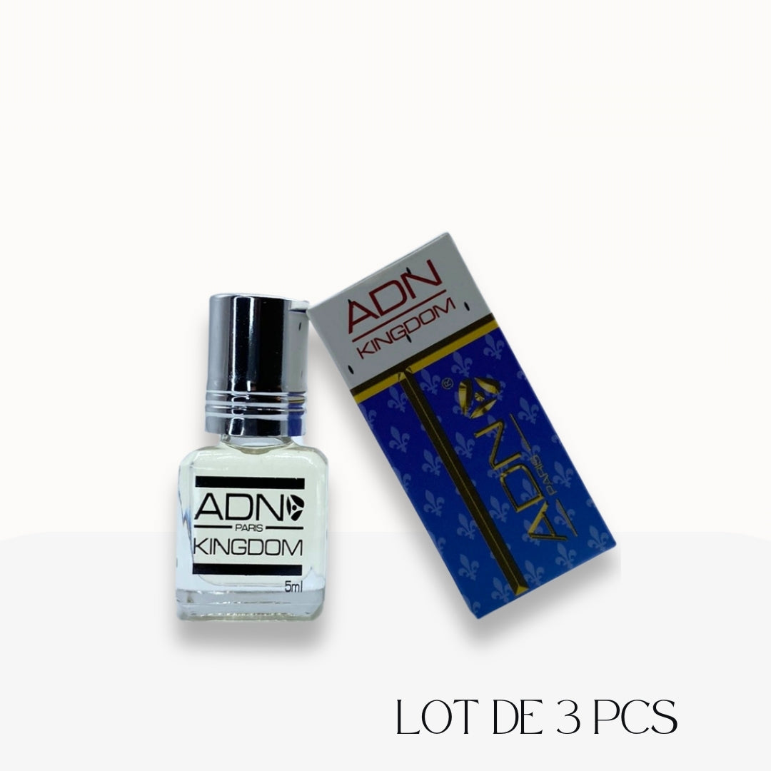 ADN Paris Kingdom – Parfum sans alcool au format roll-on x3
