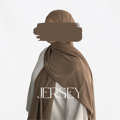 HIJAB JERSEY PREMIUM - CARAMEL