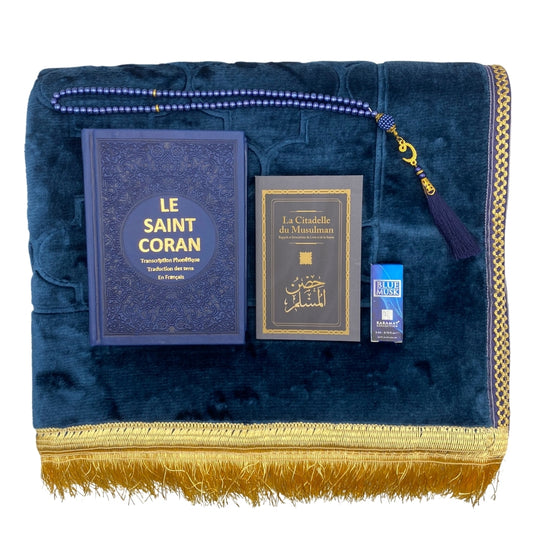 Box Prestige Bleu - Édition Bilingue (Arabe-Français-Phonétique)