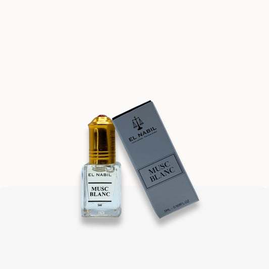 Musc Blanc de El Nabil – Parfum sans alcool au format roll-on