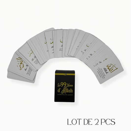 Cartes 99 noms d’Allah x2