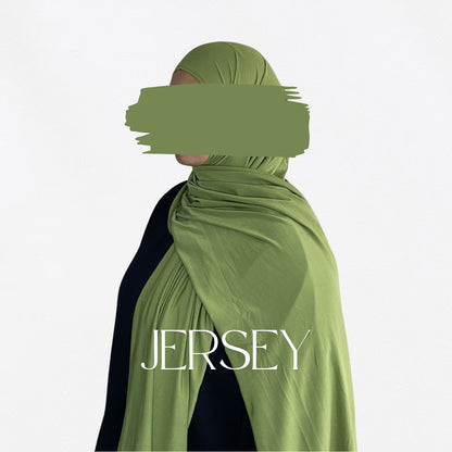 HIJAB JERSEY PREMIUM - VERT PISTACHE