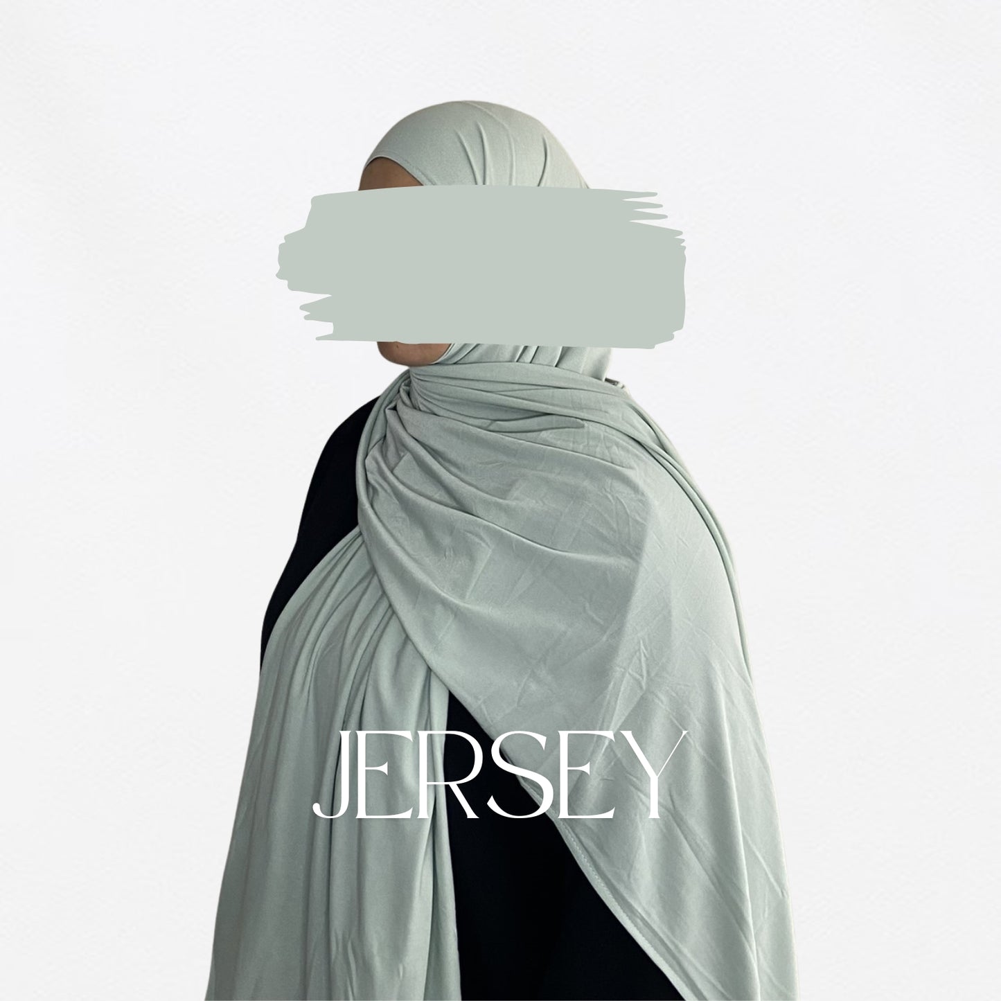 HIJAB JERSEY PREMIUM - VERT D'EAU