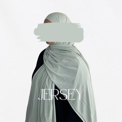 HIJAB JERSEY PREMIUM - VERT D'EAU